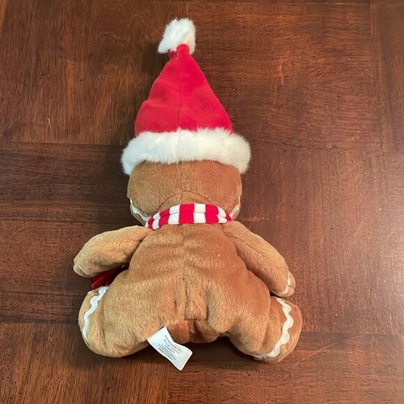 Sears Charity 2004 Christmas Plush Gingerbread Man Bean Bag Toy Ginger B… - Picture 5 of 6